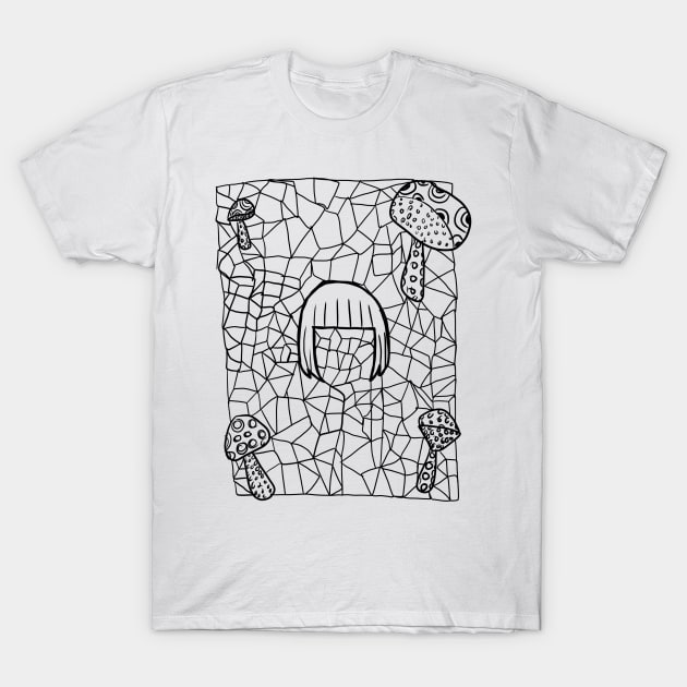 Yayoi_Kusamashrooms.png T-Shirt by MagnumOpus